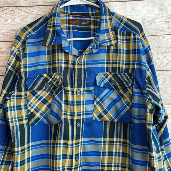 MOUNTAIN HARDWEAR TREKKIN’ SHIRT IN BLUE PLAID - Picture 3 of 6